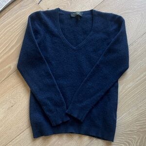 Charter Club Navy V-Neck Women's Sweater